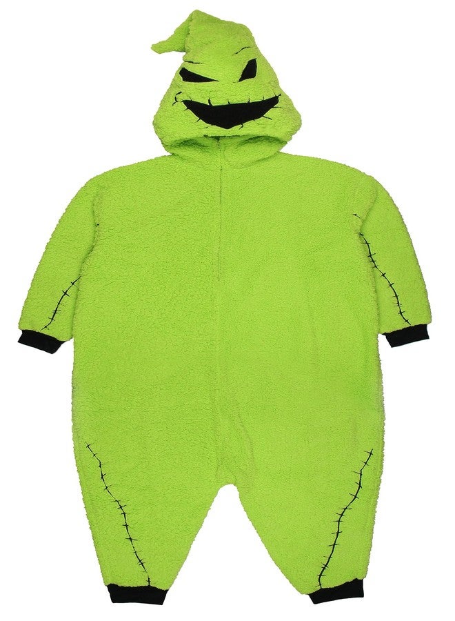 MJC The Nightmare Before Christmas Oogie Boogie Costume One Piece Pajama Union Suit (Large) Green - Image 2